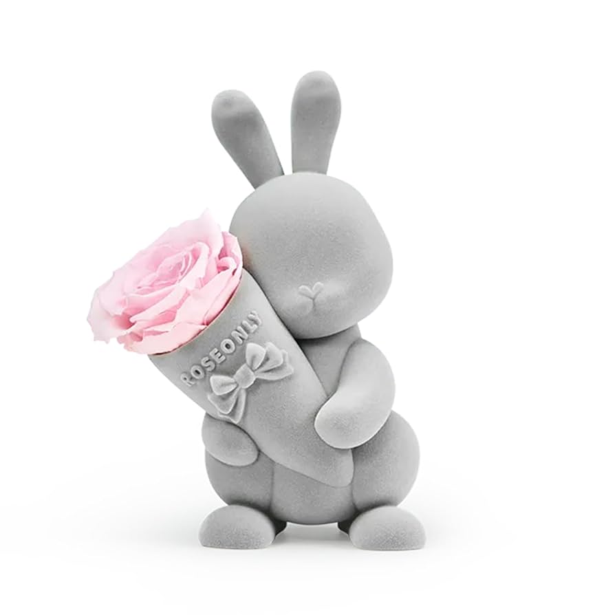 Amazon｜ROSEONLY プリザーブドフラワー ハニーラビットと